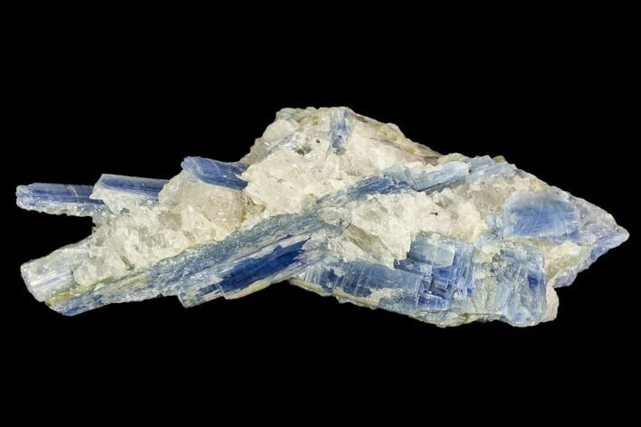 Vibrant Blue Kyanite Crystals In Quartz - Brazil #127361